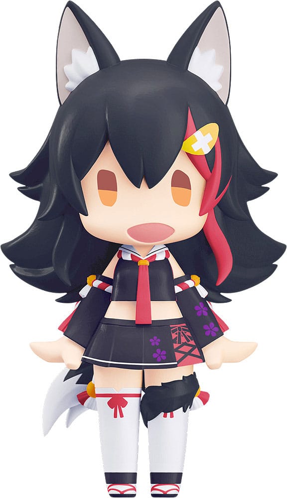 Hololive Production HELLO! GOOD SMILE Shirakami Ookami Mio 10 cm