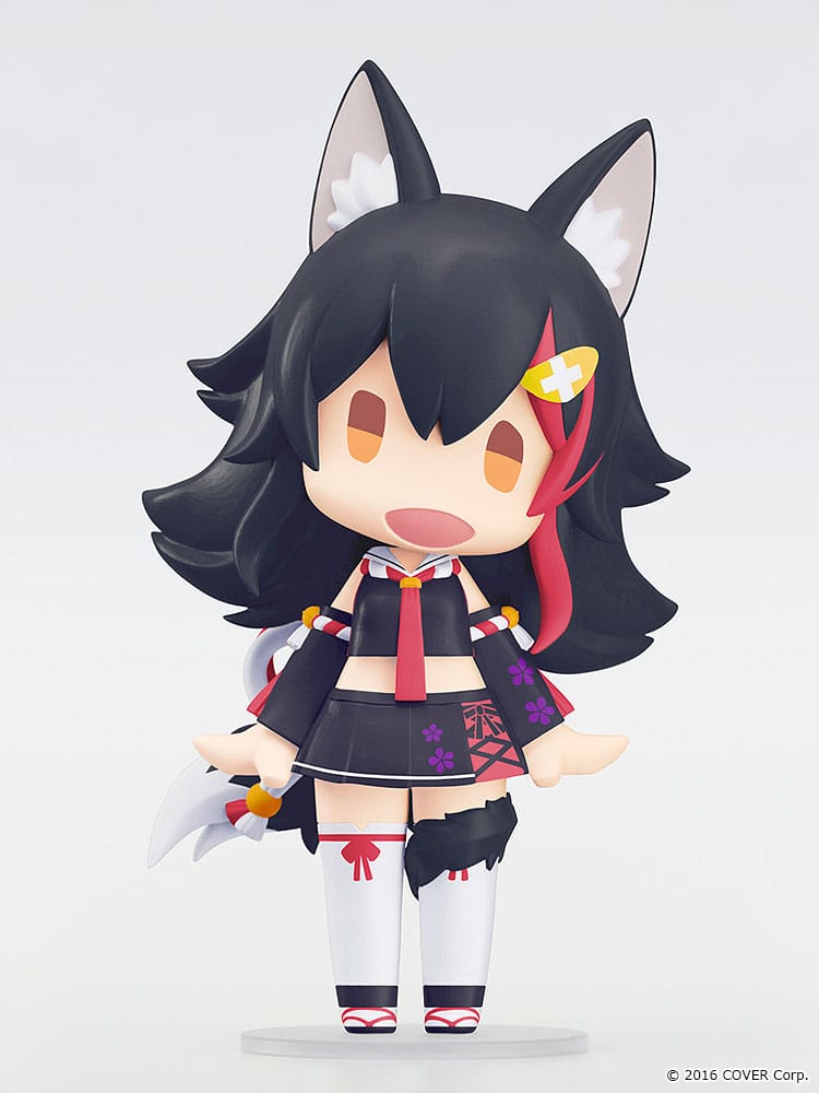 Hololive Production HELLO! GOOD SMILE Shirakami Ookami Mio 10 cm