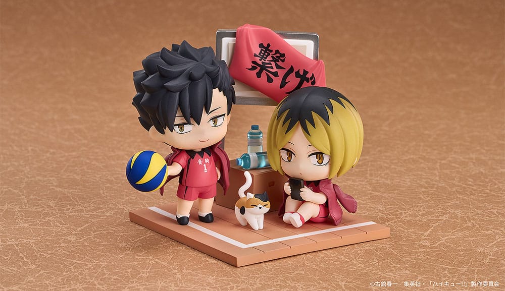 Haikyu!! pack 2 mini figurines Qset Tetsuro Kuroo & Kenma Kozume 9 cm