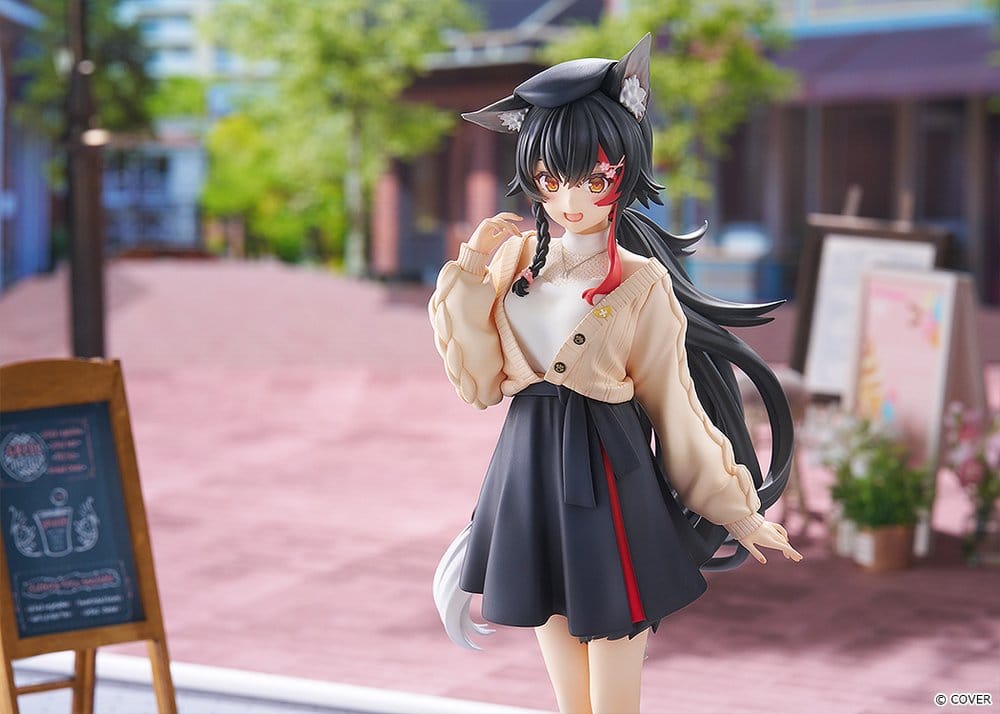 Hololive Production G.S. Collection figurine PVC 1/7 Ookami Mio Date Style - Street Outfit Ver. 24 cm