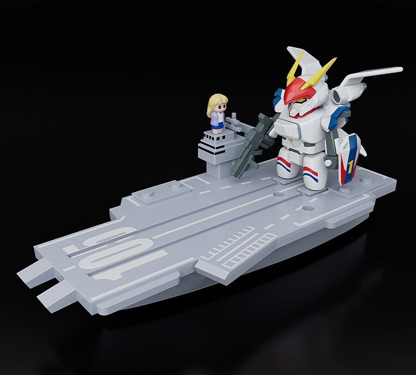 Metal Armor Dragonar Brickroid figurine Dragonar-1 (Opening Ver.) & Carrier Set 5 cm
