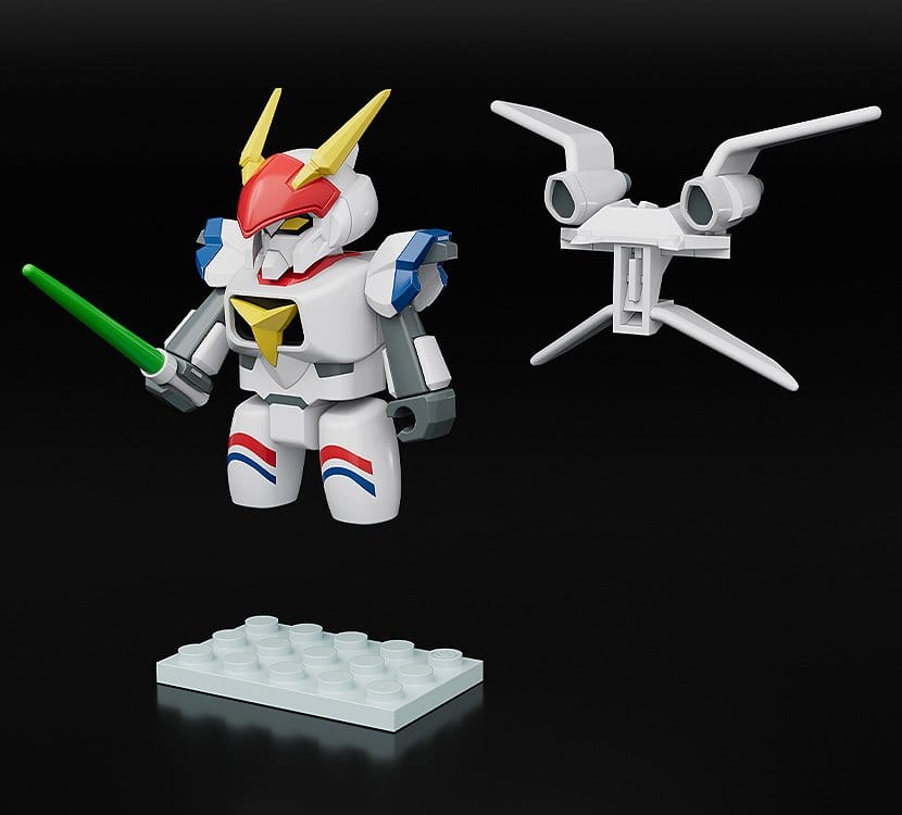 Metal Armor Dragonar Brickroid figurine Dragonar-1 (Opening Ver.) & Carrier Set 5 cm