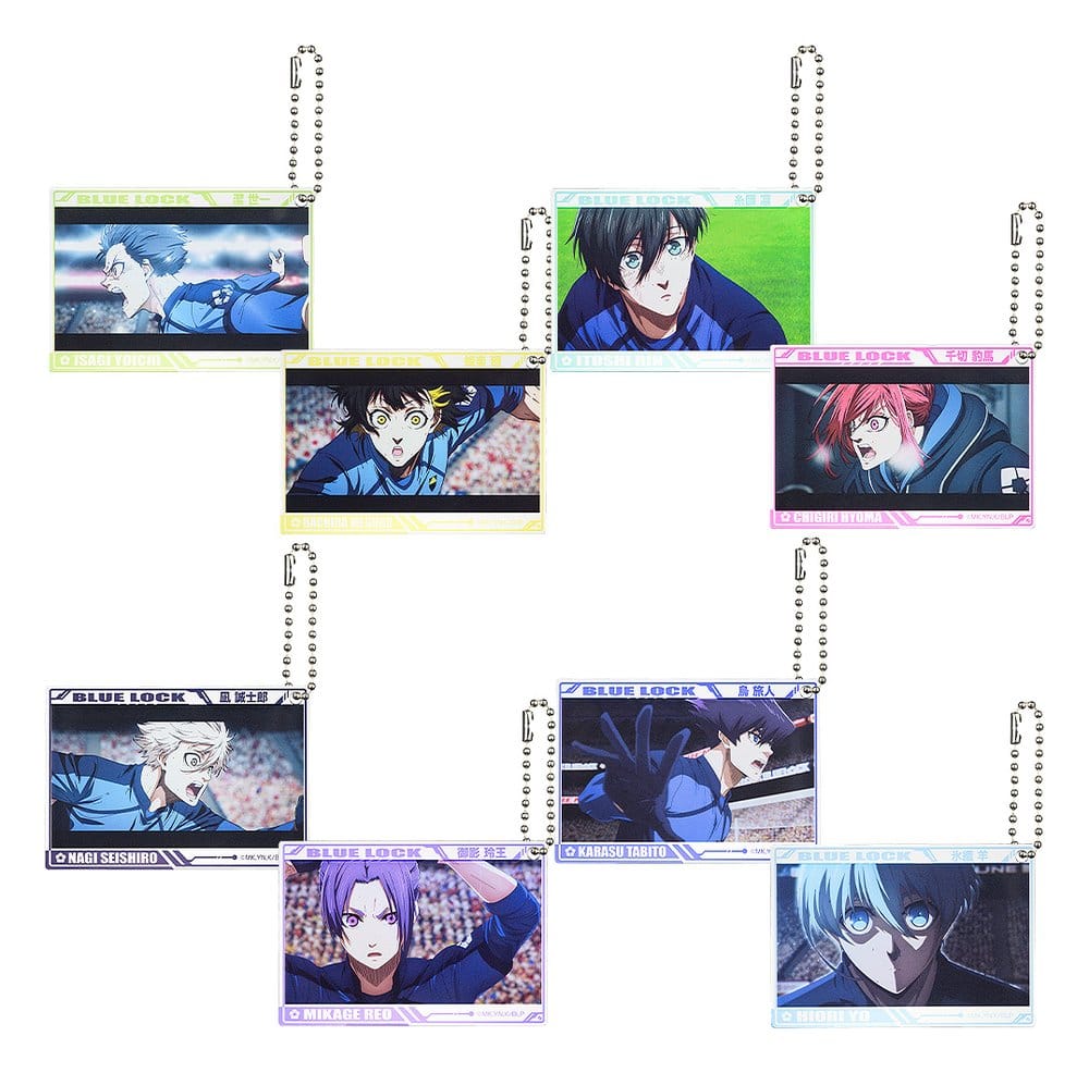 Blue Lock blind box assortiment Porte-clés en acrylique (8)