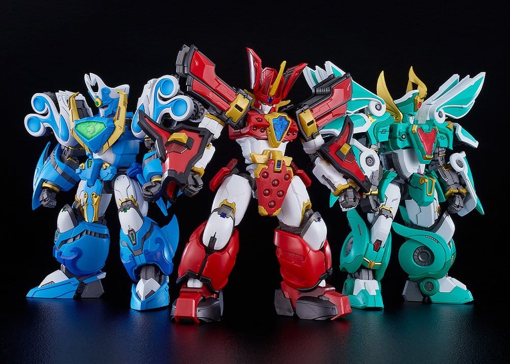 Mado King Granzort Plastic Model Kit Moderoid King's Style Aquabeat 18 cm