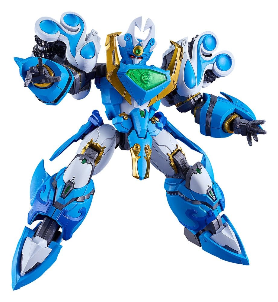 Mado King Granzort Plastic Model Kit Moderoid King's Style Aquabeat Gold Edition 18 cm