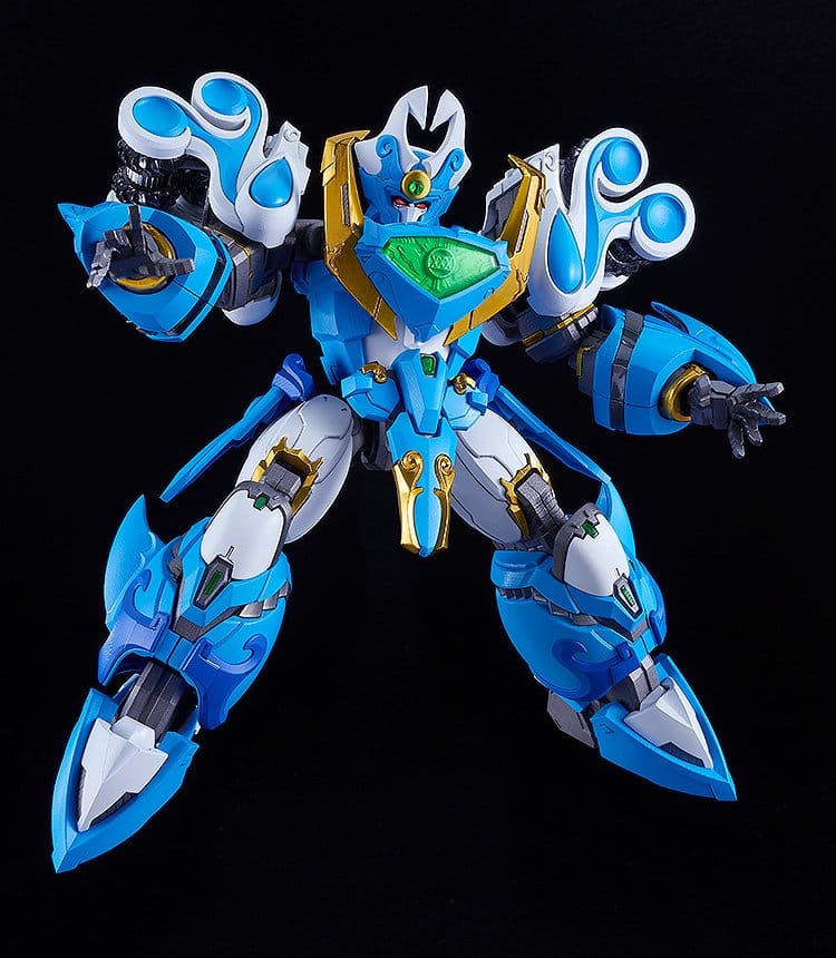 Mado King Granzort Plastic Model Kit Moderoid King's Style Aquabeat Gold Edition 18 cm