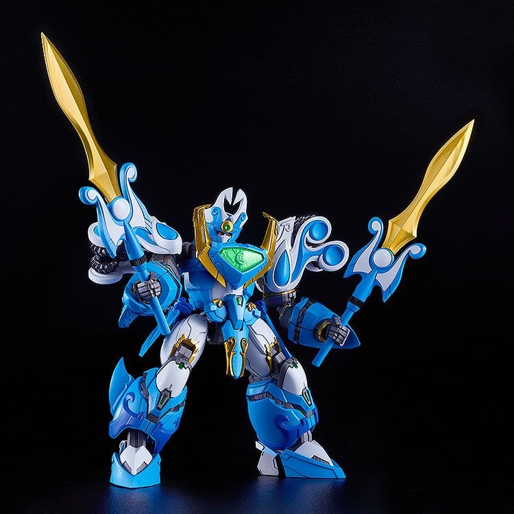 Mado King Granzort Plastic Model Kit Moderoid King's Style Aquabeat Gold Edition 18 cm