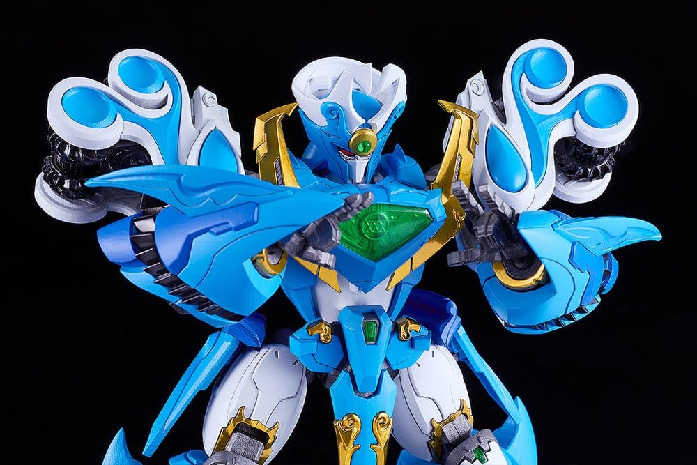 Mado King Granzort Plastic Model Kit Moderoid King's Style Aquabeat Gold Edition 18 cm