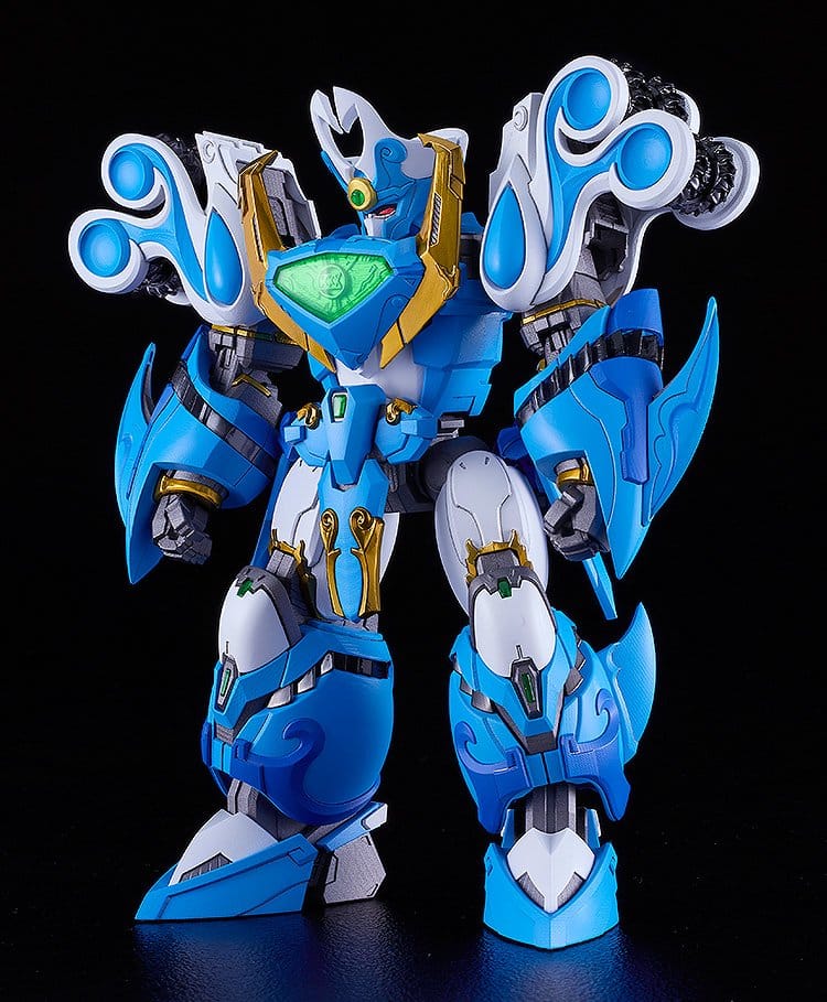 Mado King Granzort Plastic Model Kit Moderoid King's Style Aquabeat Gold Edition 18 cm