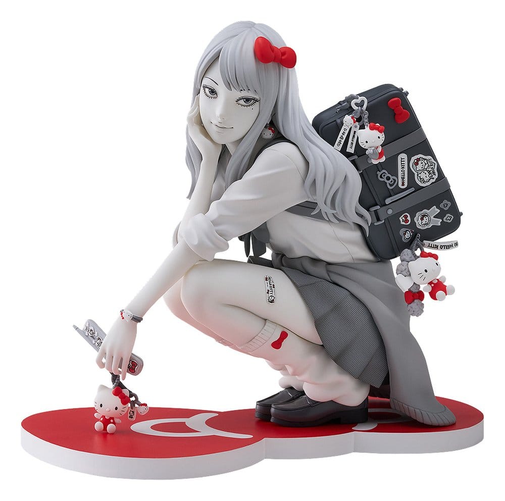 Junji Ito figurine PVC Gyaru Tomie x Hello Kitty 14 cm