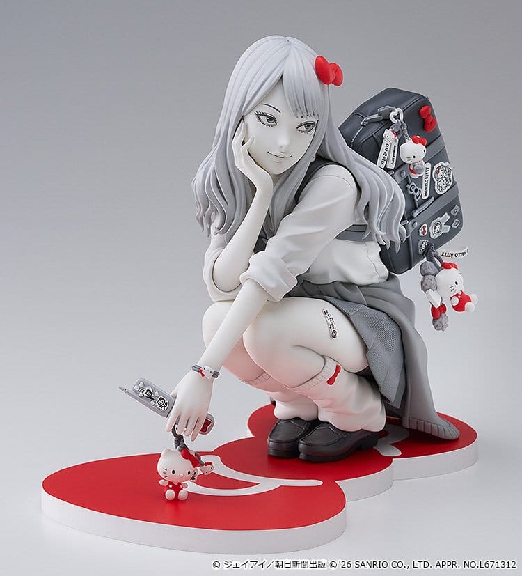 Junji Ito figurine PVC Gyaru Tomie x Hello Kitty 14 cm