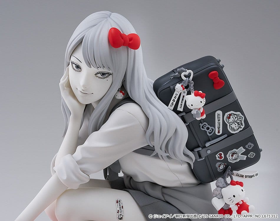 Junji Ito figurine PVC Gyaru Tomie x Hello Kitty 14 cm