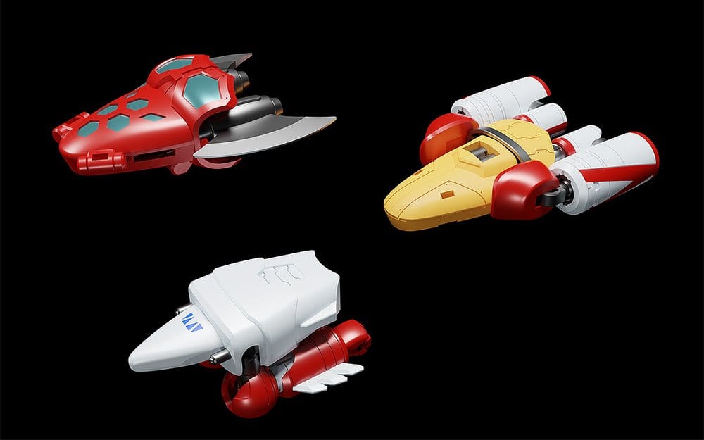 Getter Robo Plastic Model Kit Moderoid Miniature Combining & Transforming Getter 1 12 cm