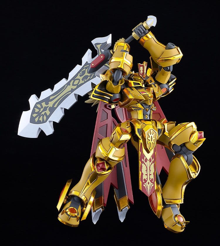 Knight's & Magic Plastic Model Kit Moderoid Goldleo: Royal Metallic Ver. 14 cm