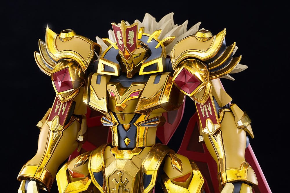 Knight's & Magic Plastic Model Kit Moderoid Goldleo: Royal Metallic Ver. 14 cm