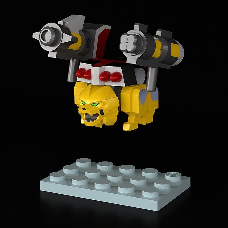 The Brave Fighter of Legend Da-Garn Brickroid figurine Ga-Orn (Animal Mode) 2 cm