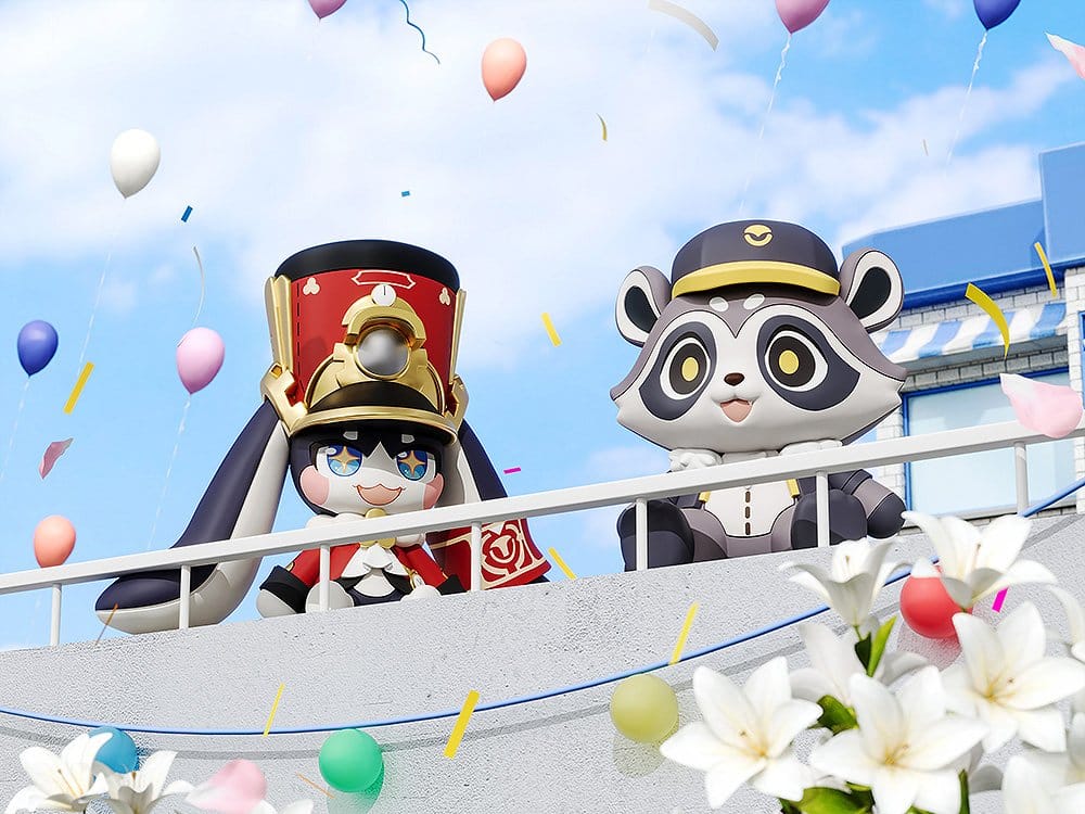 Honkai: Star Rail figurine mini Huggy Good Smile Baseball Raccoon 7 cm