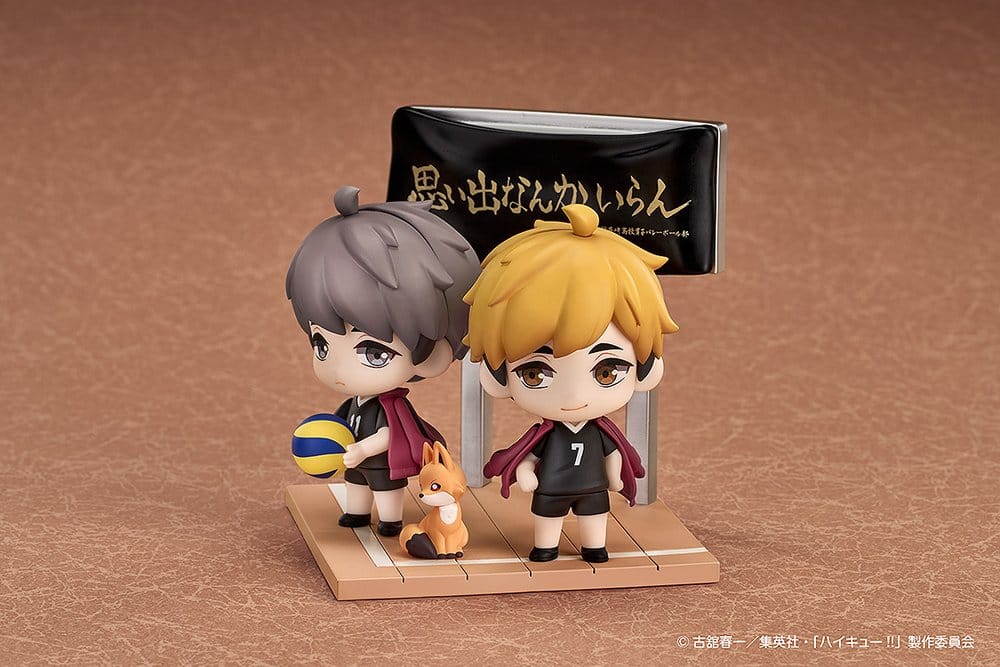 Haikyu!! Qset+ pack 2 figurines mini Atsumu Miya & Osamu Miya 8 cm