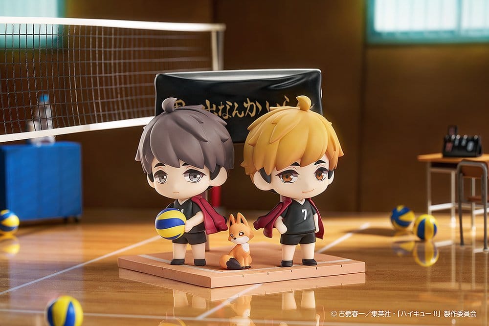 Haikyu!! Qset+ pack 2 figurines mini Atsumu Miya & Osamu Miya 8 cm