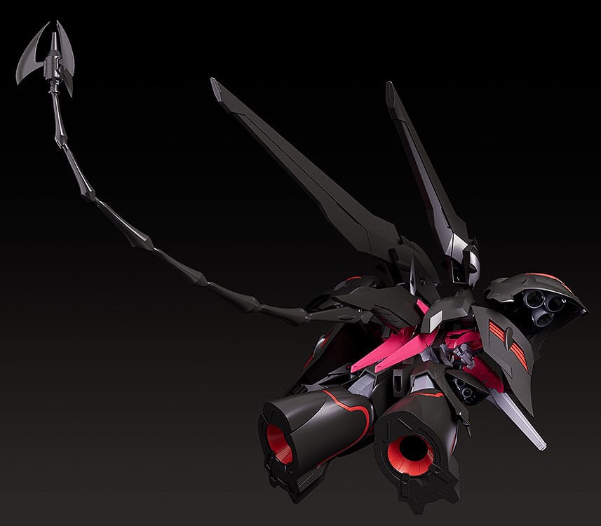 Martian Successor Nadesico: The Motion Picture - Prince of Darkness figurine Moderoid Plastic Model Kit Black Sarena 19 cm