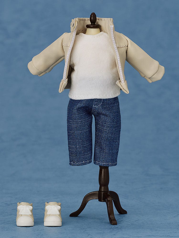 Nendoroid Doll accessoires pour figurines Outfit Set Leather Jacket (Ivory)