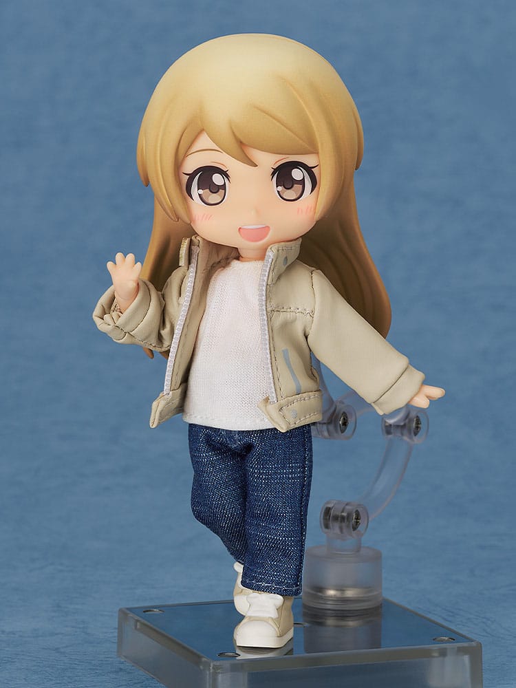 Nendoroid Doll accessoires pour figurines Outfit Set Leather Jacket (Ivory)