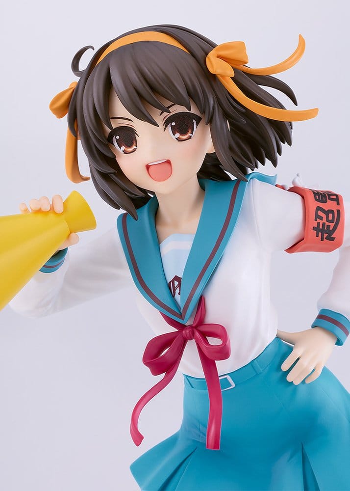 The Melancholy of Haruhi Suzumiya Pop Up Parade PVC Figure Haruhi Suzumiya L Size 22 cm