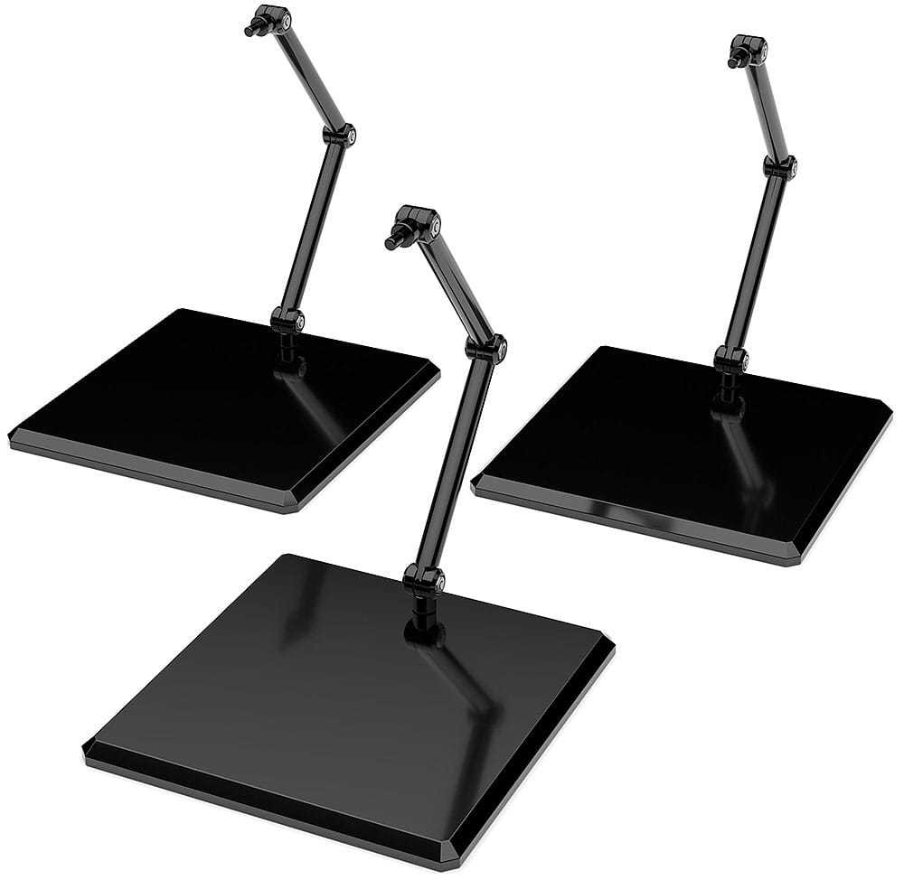 The Simple Stand Mini Nendoroid More pack 3 socles pour mini figurines Black