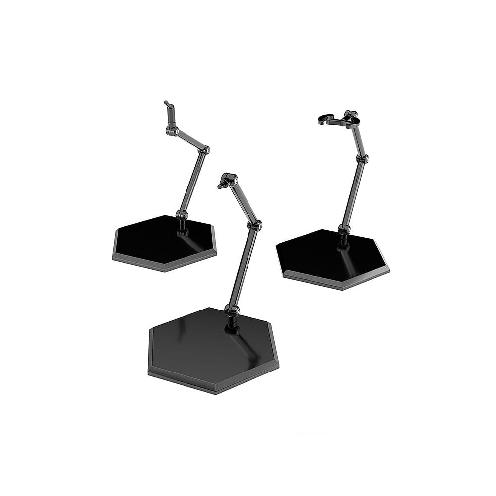 The Simple Stand Mini Nendoroid More pack 3 socles pour mini figurines Black Hex Type