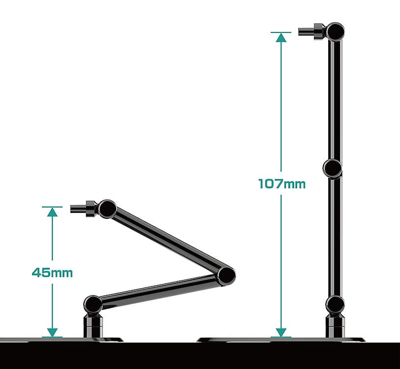 The Simple Stand Mini Nendoroid More pack 4 socles pour mini figurines mini Black