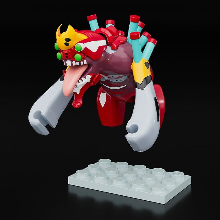 Rebuild of Evangelion Brickroid figurine mini Evangelion Unit 02 Beast Form 2nd Phase (Type 1) 4 cm