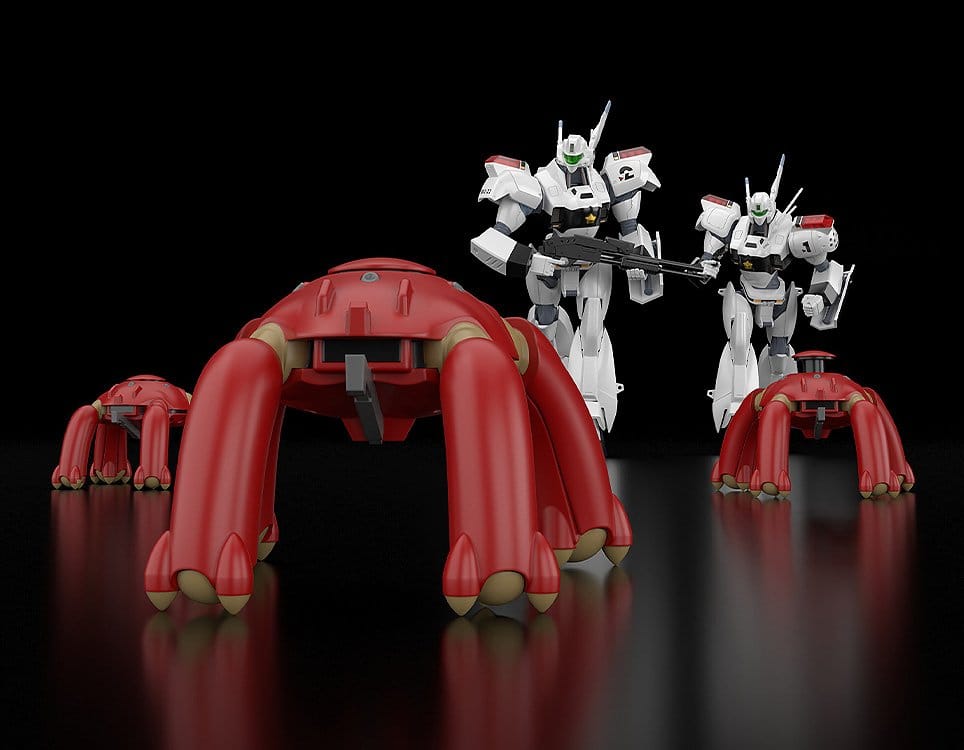 Mobile Police Patlabor figurines Moderoid Model Kits Hercules 21 & ASV99 Boxer: Alternate Ver. & Cardia Set
