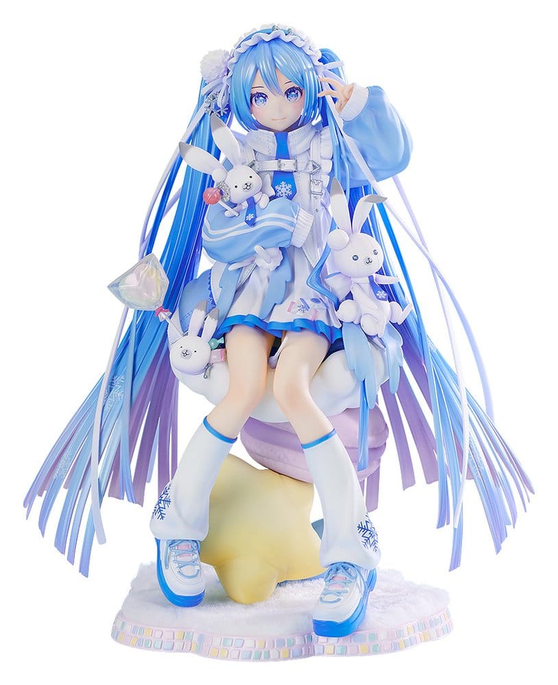 Character Vocal Series 01: Hatsune Miku statuette PVC 1/7 Snow Miku: Yukiiro Pop Ver. 24 cm