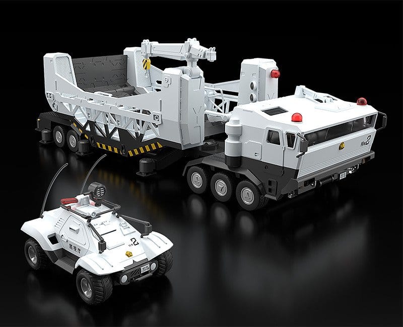 Mobile Police Patlabor figurines Plastic Model Kit Moderoid 1/60 Type 98 Special Command Vehicle & Type 99 Special Labor Carrier (re-run)