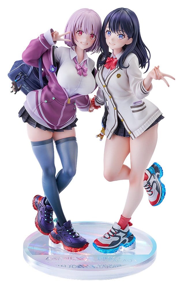 SSSS.Gridman pack 2 statuetten PVC 1/7 Rikka Takarada & Akane Shinjo feat. toridamono 22 cm