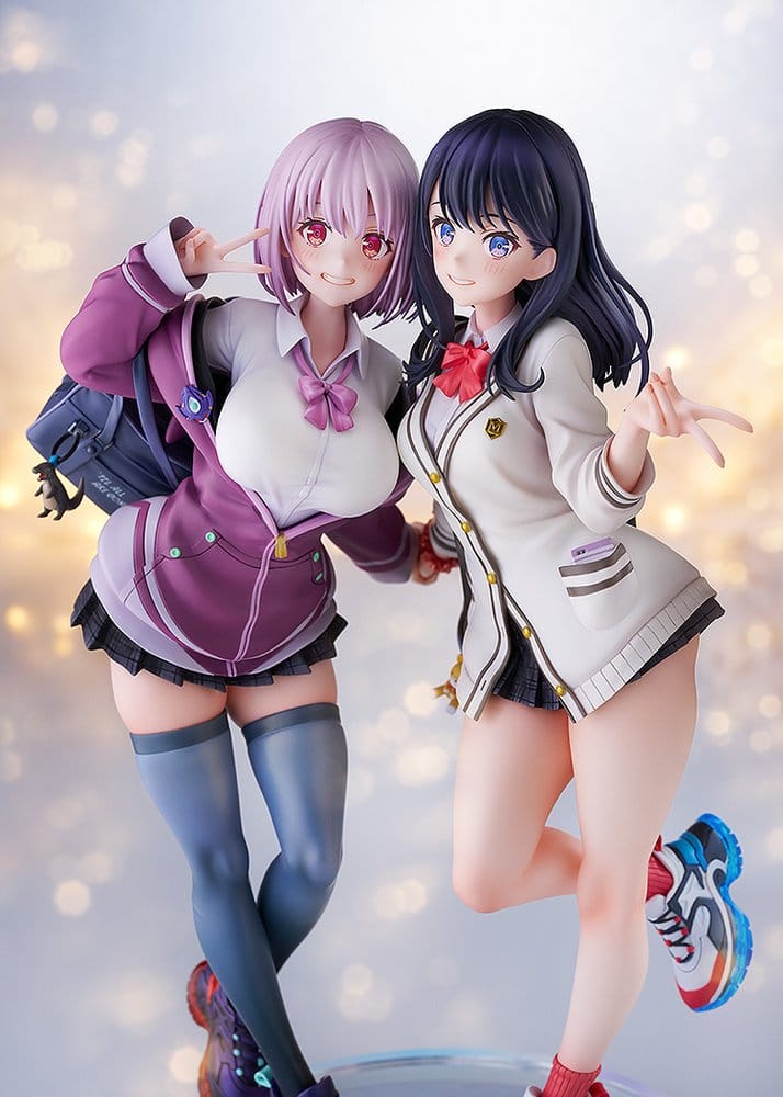 SSSS.Gridman pack 2 statuetten PVC 1/7 Rikka Takarada & Akane Shinjo feat. toridamono 22 cm