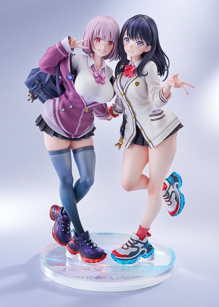 SSSS.Gridman pack 2 statuetten PVC 1/7 Rikka Takarada & Akane Shinjo feat. toridamono 22 cm