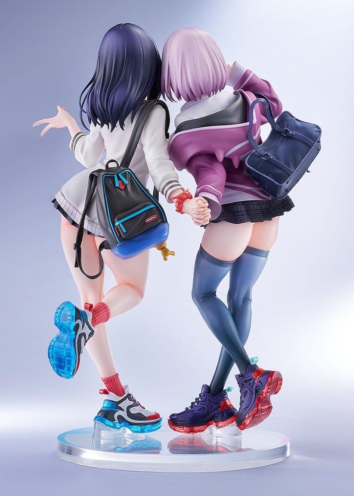 SSSS.Gridman pack 2 statuetten PVC 1/7 Rikka Takarada & Akane Shinjo feat. toridamono 22 cm