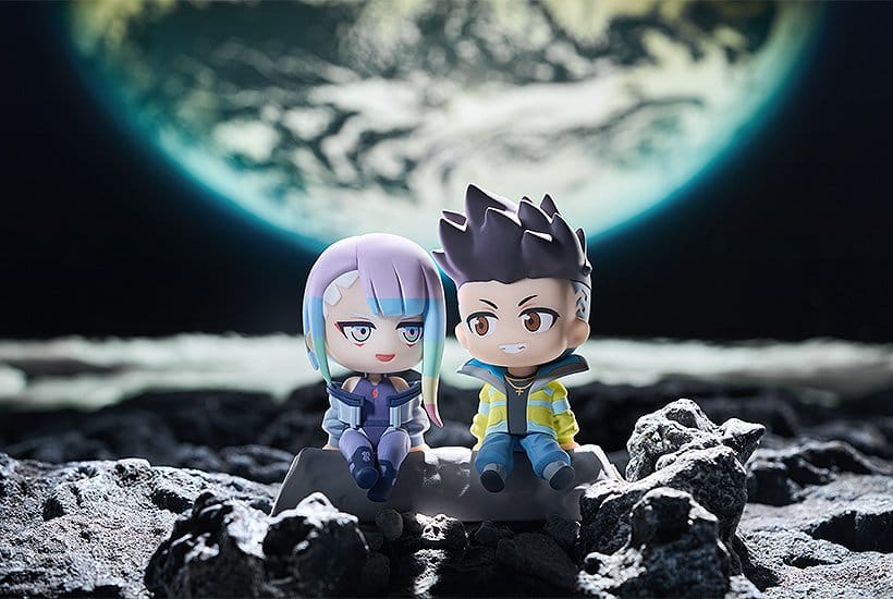 Cyberpunk: Edgerunners pack 2 figurines PVC Qset+ David & Lucy 8 cm