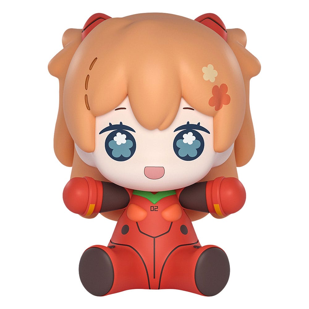 Neon Genesis Evangelion: Rebuild of Evangelion figurine Chibi Huggy Good Smile Asuka Shikinami Langley: Plugsuit Ver. 7 cm