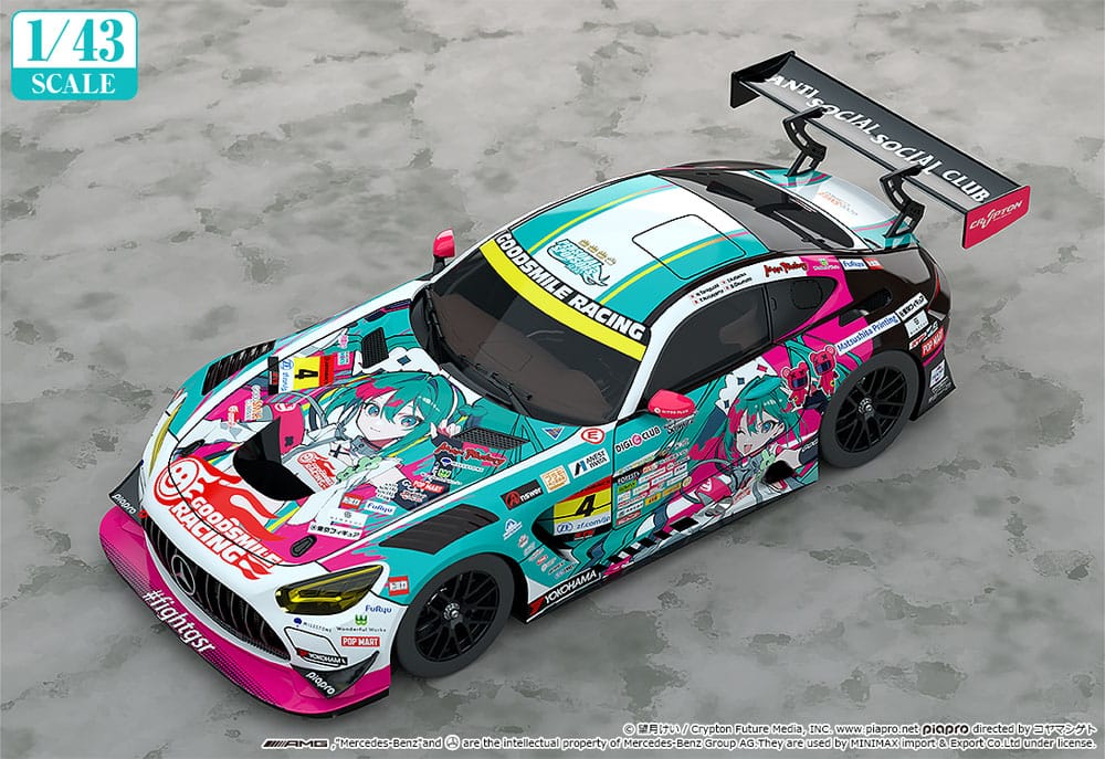Hatsune Miku GT Project véhicule 1/43 Hatsune Miku AMG 2025 Season Opening Ver. 11 cm