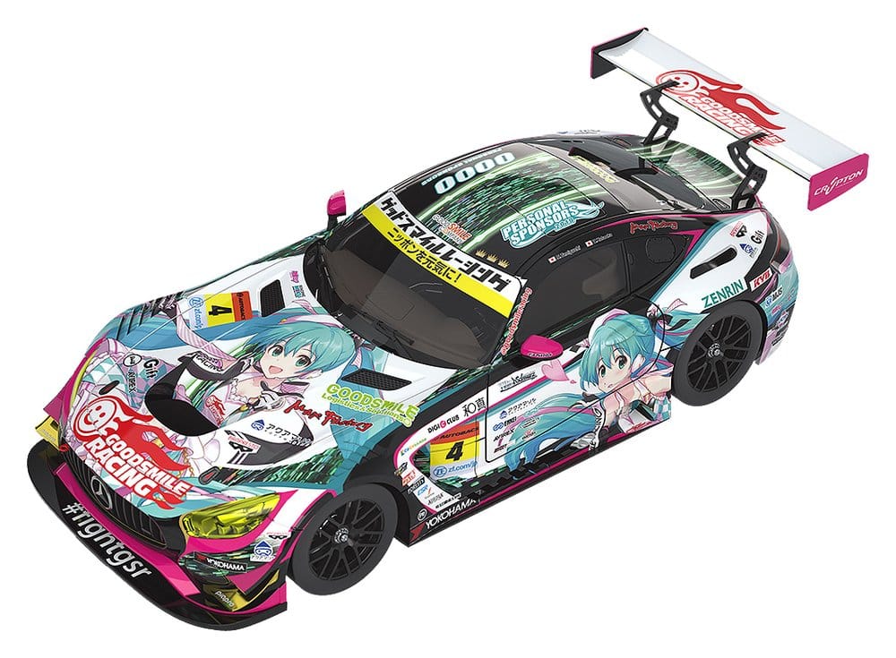 Hatsune Miku GT Project véhicule 1/64 Good Smile Hatsune Miku AMG 2019 SUPER GT Ver. 7 cm