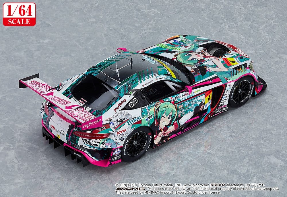 Hatsune Miku GT Project véhicule 1/64 Hatsune Miku AMG 2020 SUPER GT Ver. 7 cm
