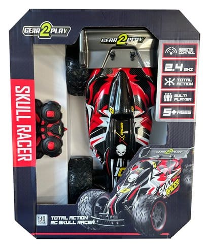 Gear2Play véhicule Radiocommandé RC Buggy Skull Racer 1:10
