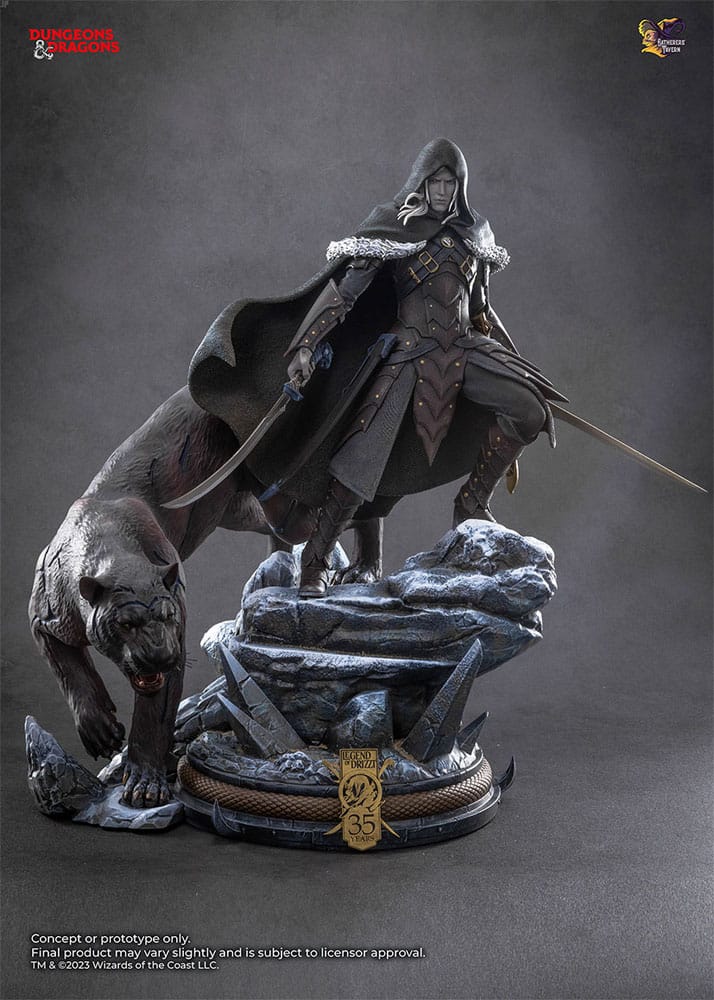 Dungeons & Dragons statuette 1/4 Drizzt Do'Urden (35th Anniversary Edition) Previews Exclusive 40 cm