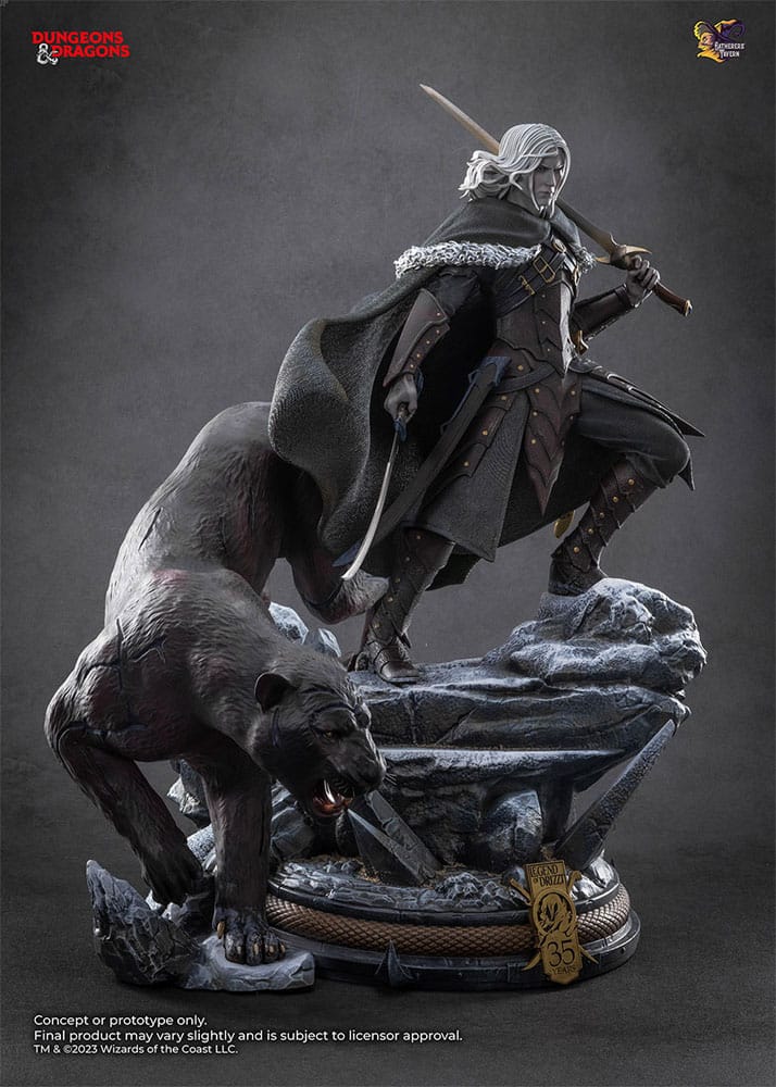 Dungeons & Dragons statuette 1/4 Drizzt Do'Urden (35th Anniversary Edition) Previews Exclusive 40 cm