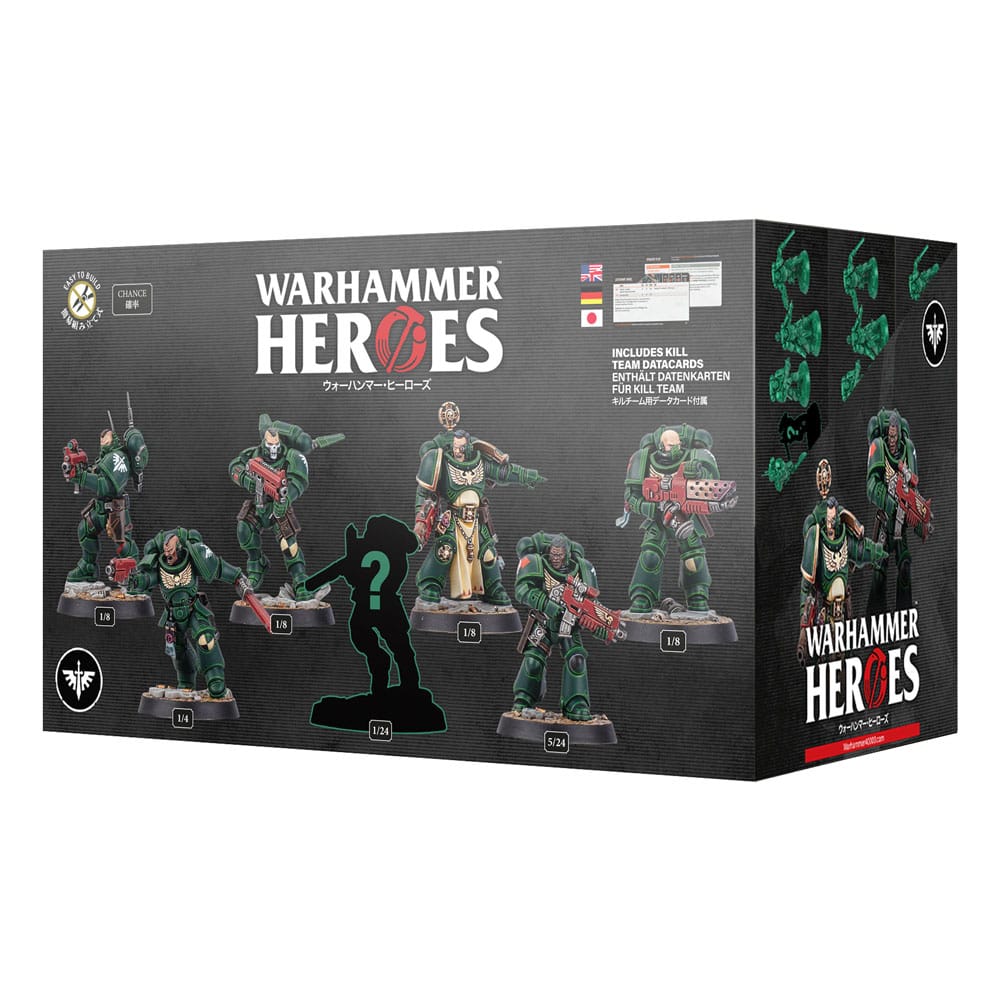 Warhammer Heroes présentoir figurines miniatures Dark Angels (8)
