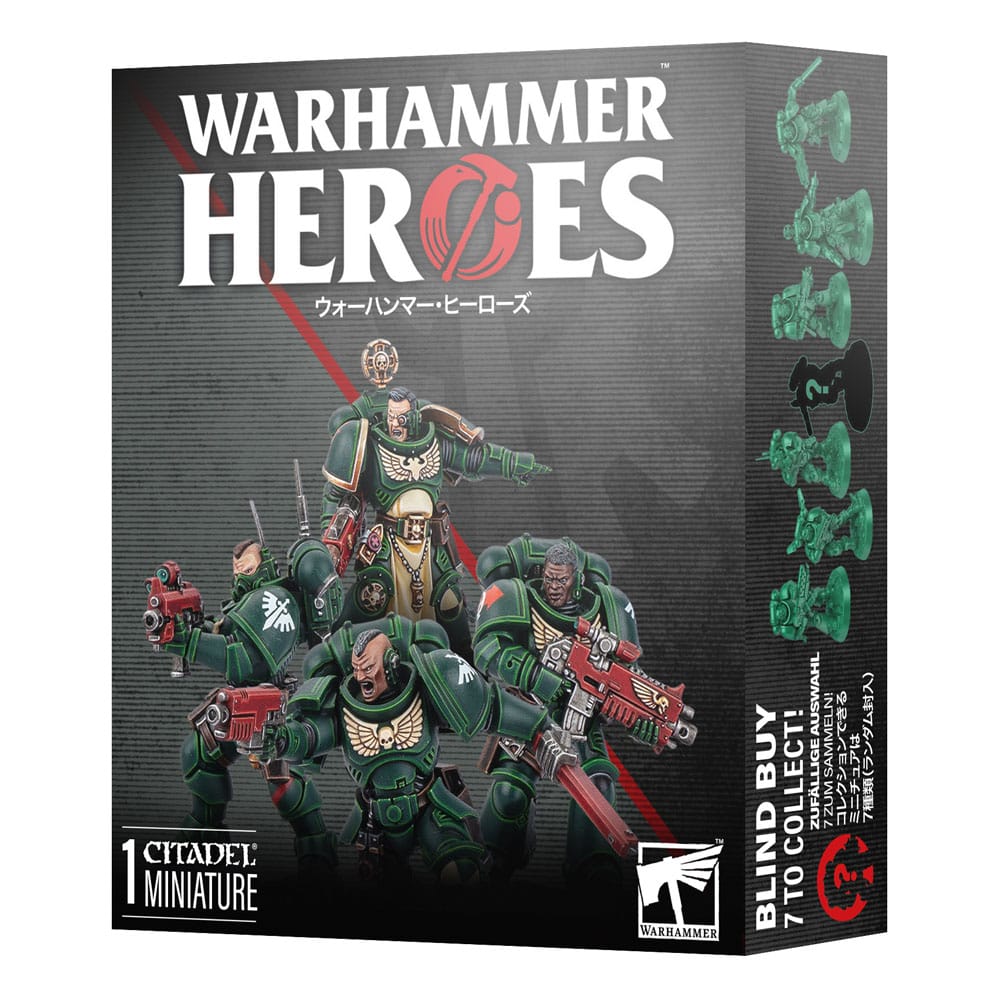 Warhammer Heroes présentoir figurines miniatures Dark Angels (8)