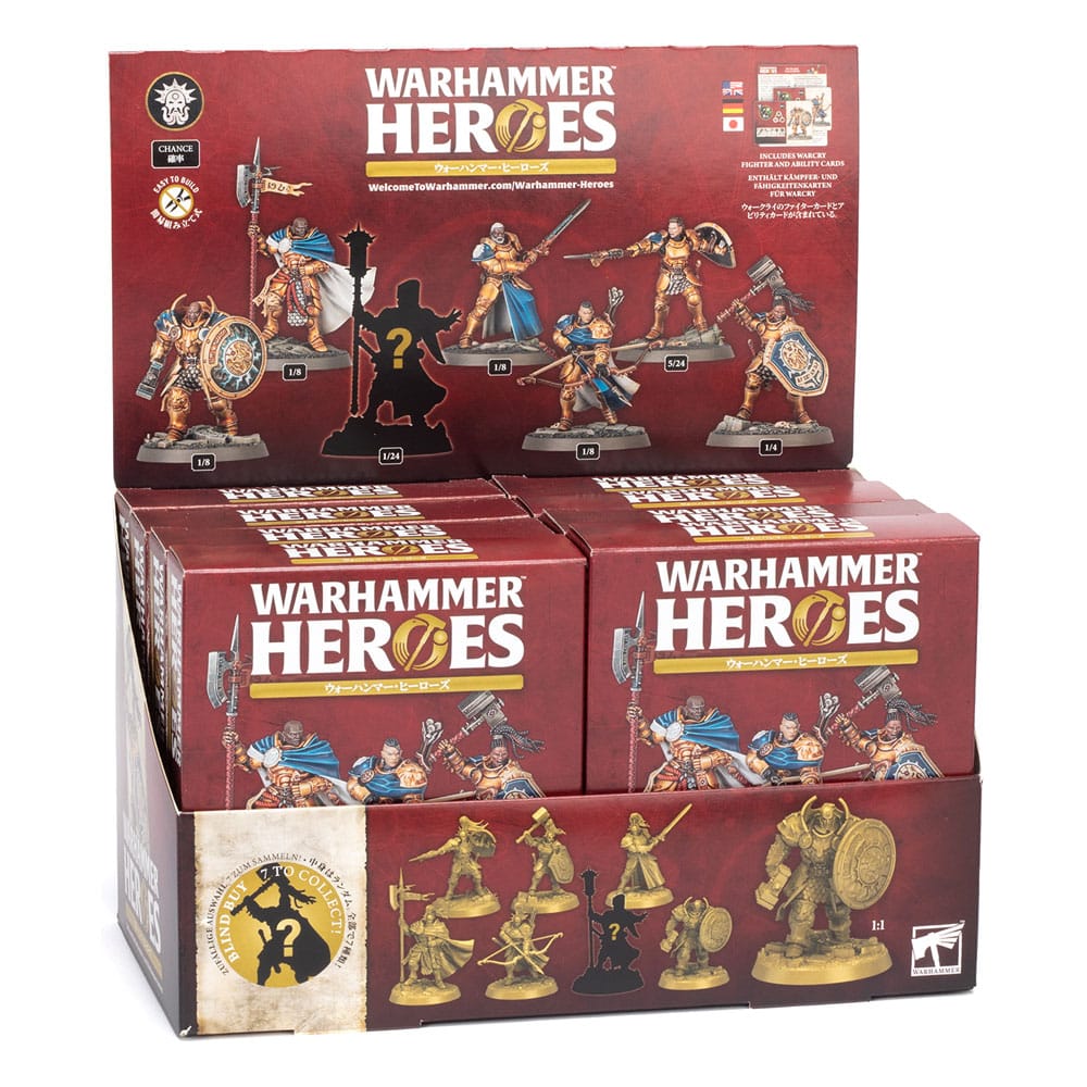 Warhammer Age of Sigmar présentoir figurines miniatures Warhammer Heroes: Stormcast Eternals (8)
