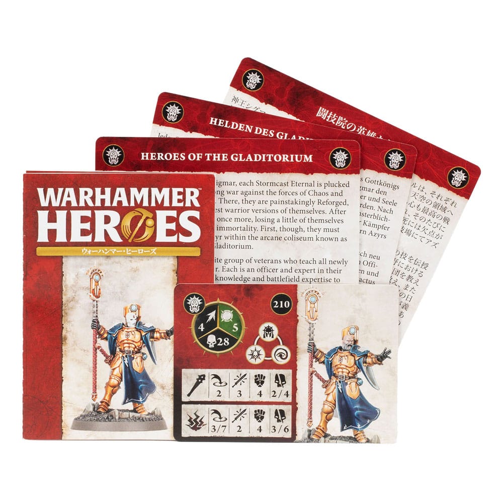 Warhammer Age of Sigmar présentoir figurines miniatures Warhammer Heroes: Stormcast Eternals (8)